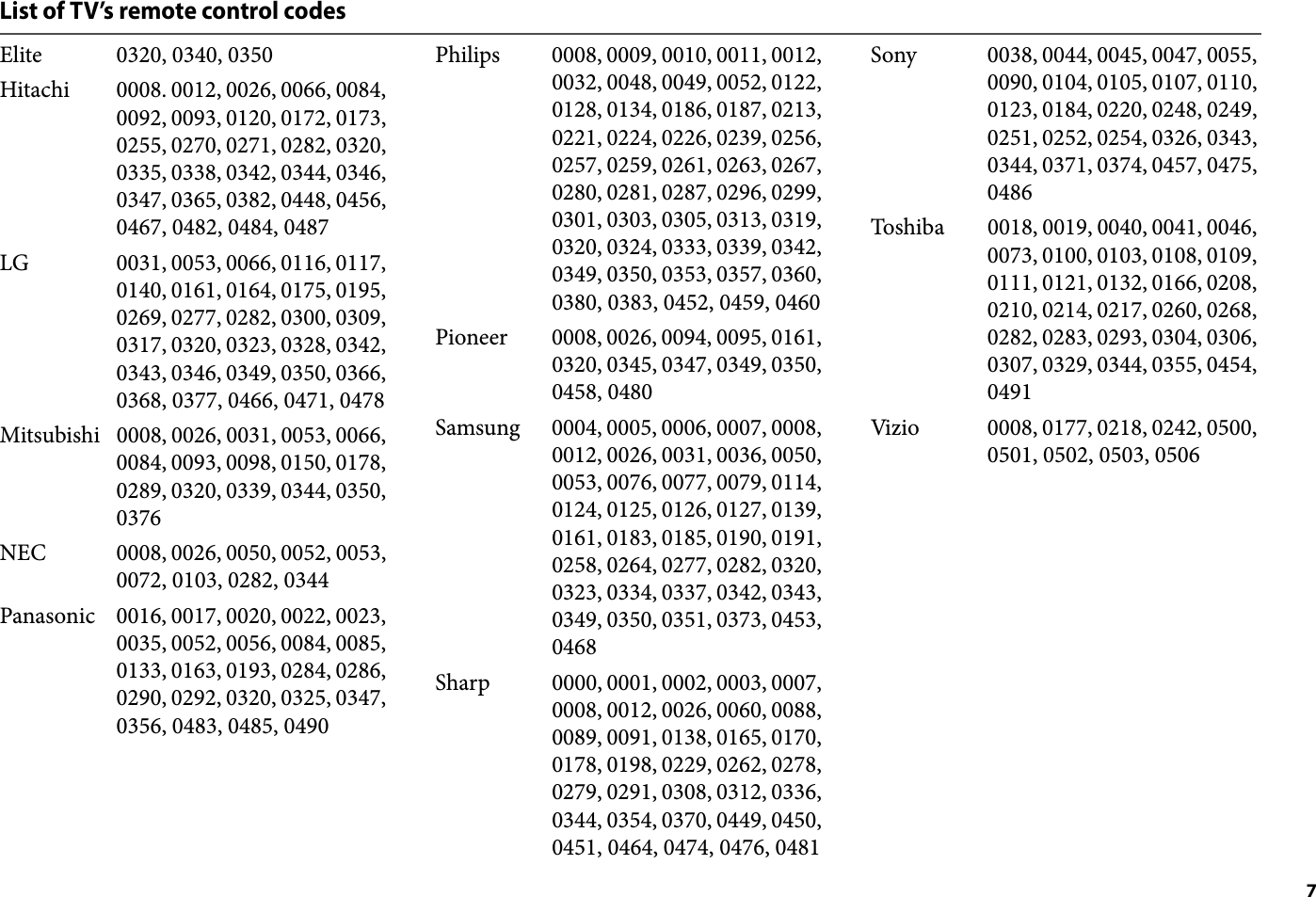 Page 7 of 8 - Yamaha  RX-A3030/RX-A2030 Quick Guide For Multi-zone And Remote Control Functions RX-A3030 RX-A2030 U