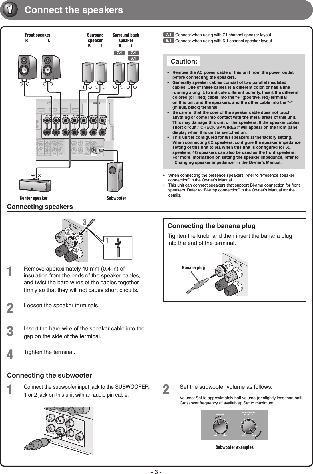 Yamaha RX A700 Quick Reference Guide (for USA) Qrg En