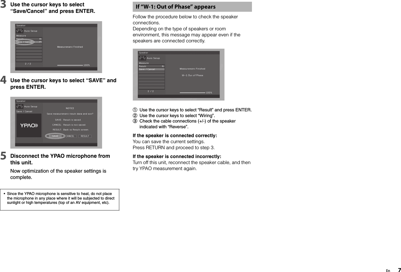 Page 7 of 8 - Yamaha  RX-A810 Easy Setup Guide (USA )