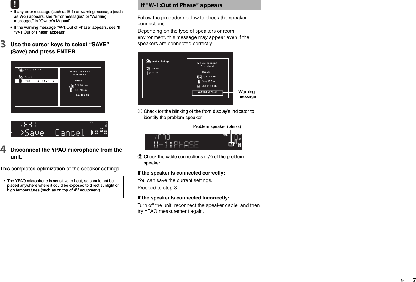 Page 7 of 8 - Yamaha  RX-V373 Easy Setup Guide