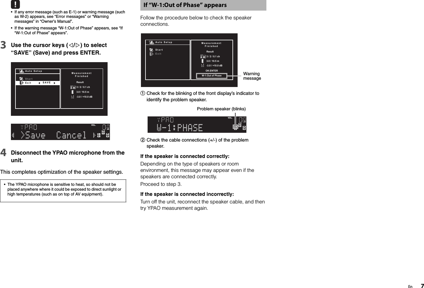 Page 7 of 8 - Yamaha  RX-V375 Easy Setup Guide Esg UAB En