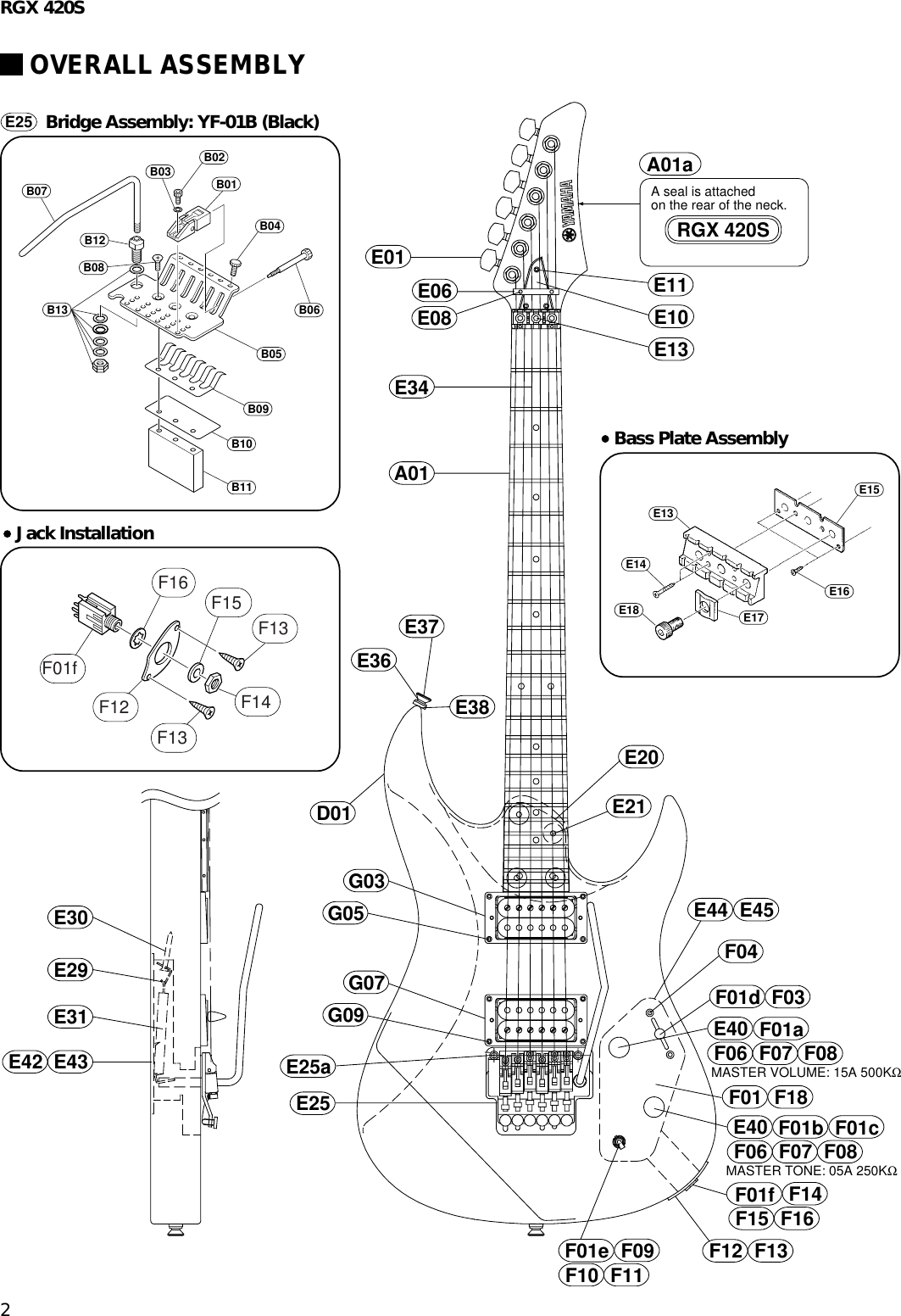 Page 2 of 5 - Yamaha Rgx-420S-Users-Manual RGX 420S  Yamaha-rgx-420s-users-manual