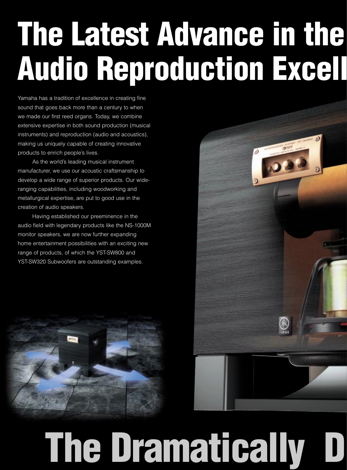Page 2 of 8 - Yamaha Speaker-System-Advanced-Yst-And-Qd-Bass-Subwoofers-Users-Manual YST-SW800/320 Cat.(U/C)  Yamaha-speaker-system-advanced-yst-and-qd-bass-subwoofers-users-manual