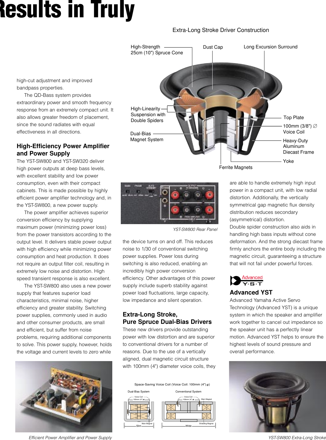 Page 5 of 8 - Yamaha Speaker-System-Advanced-Yst-And-Qd-Bass-Subwoofers-Users-Manual YST-SW800/320 Cat.(U/C)  Yamaha-speaker-system-advanced-yst-and-qd-bass-subwoofers-users-manual