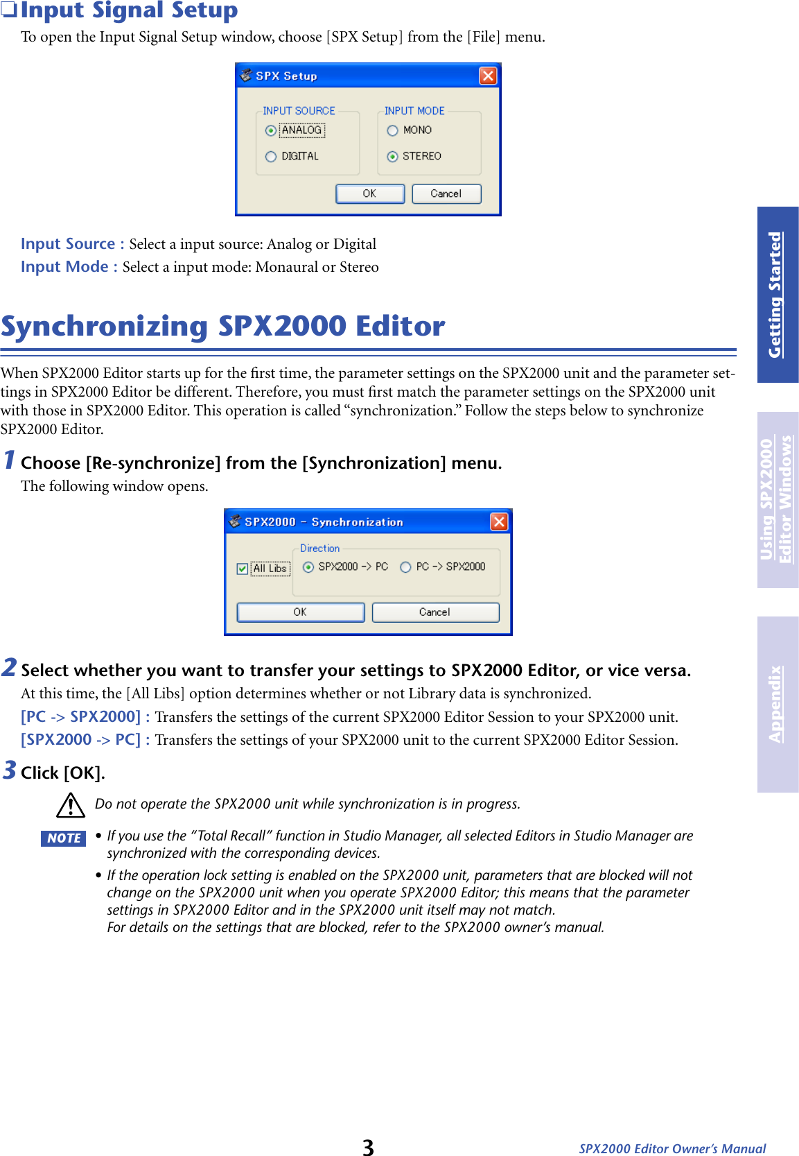 Page 3 of 11 - Yamaha Spx2000-Editor-Owners-Manual  Yamaha-spx2000-editor-owners-manual
