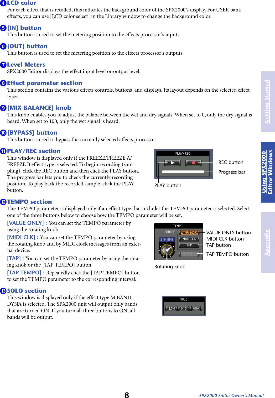 Page 8 of 11 - Yamaha Spx2000-Editor-Owners-Manual  Yamaha-spx2000-editor-owners-manual