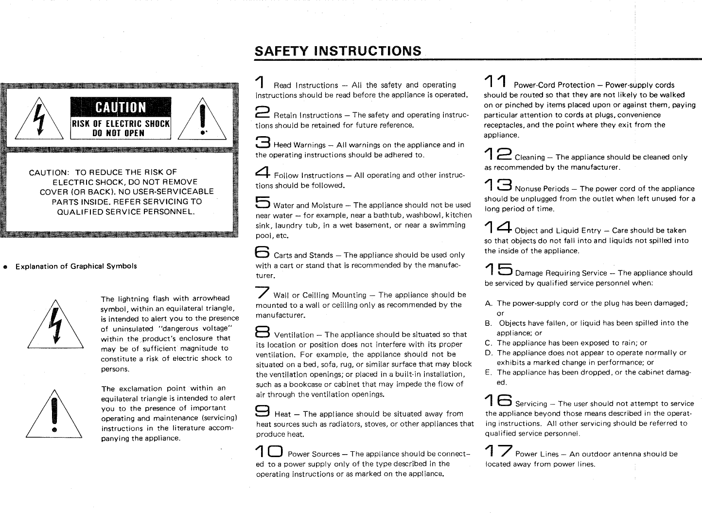 Page 2 of 12 - Yamaha .橡.ページ) T-1020 OWNER'S MANUAL