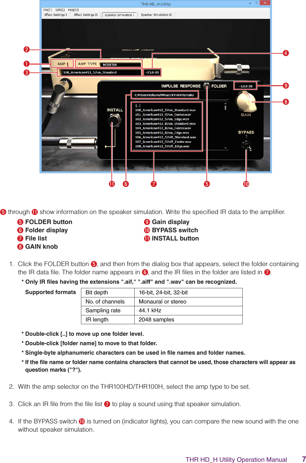 Page 7 of 12 - Yamaha THR HD_H Utility Operation Manual Manual_EN HD H OM E Web