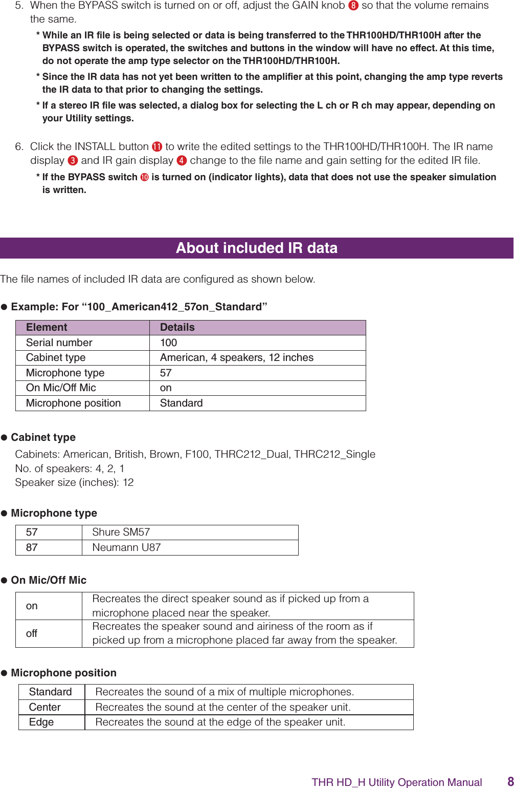 Page 8 of 12 - Yamaha THR HD_H Utility Operation Manual Manual_EN HD H OM E Web