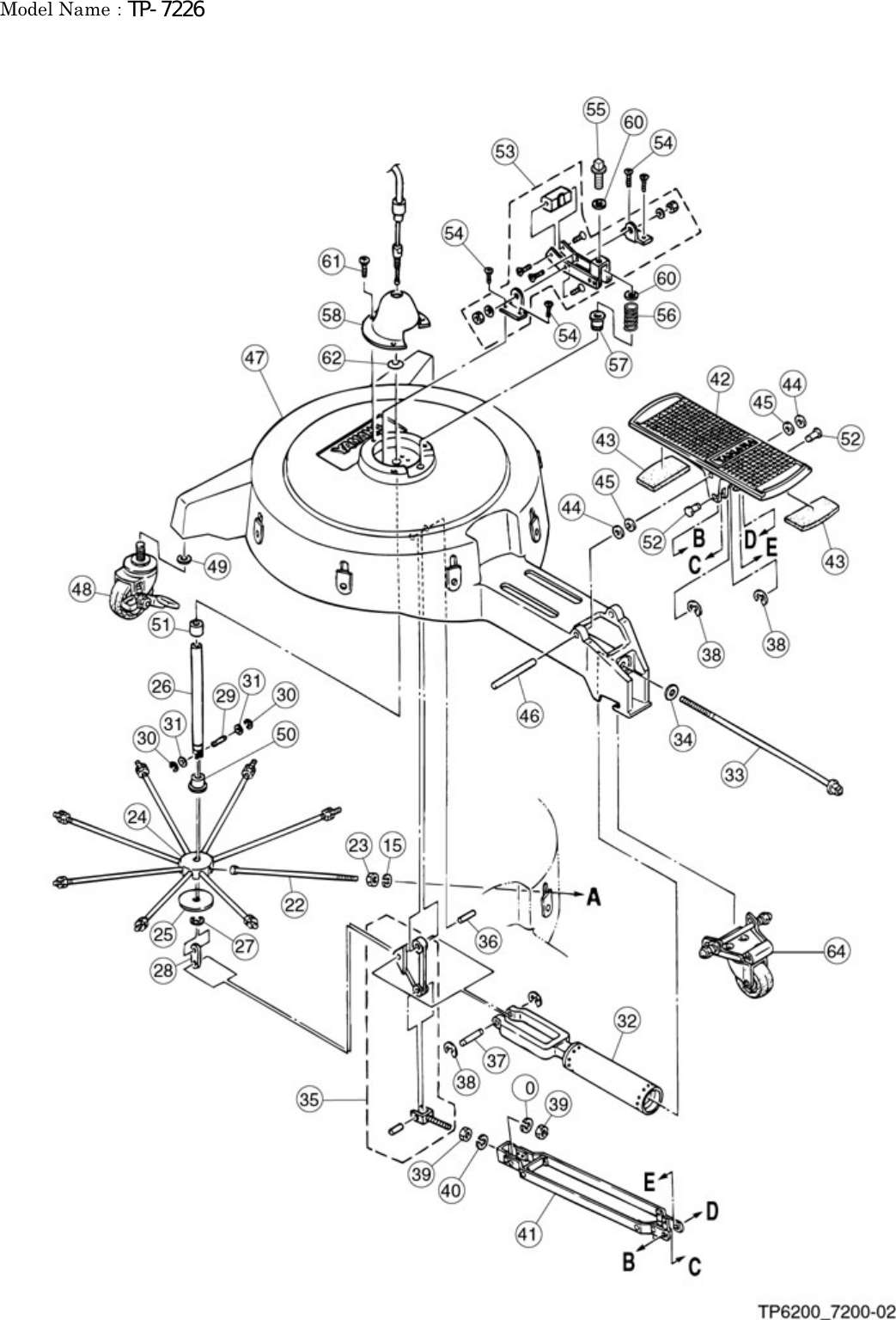 Page 2 of 4 - Yamaha PARTS TP-7226 Diagram