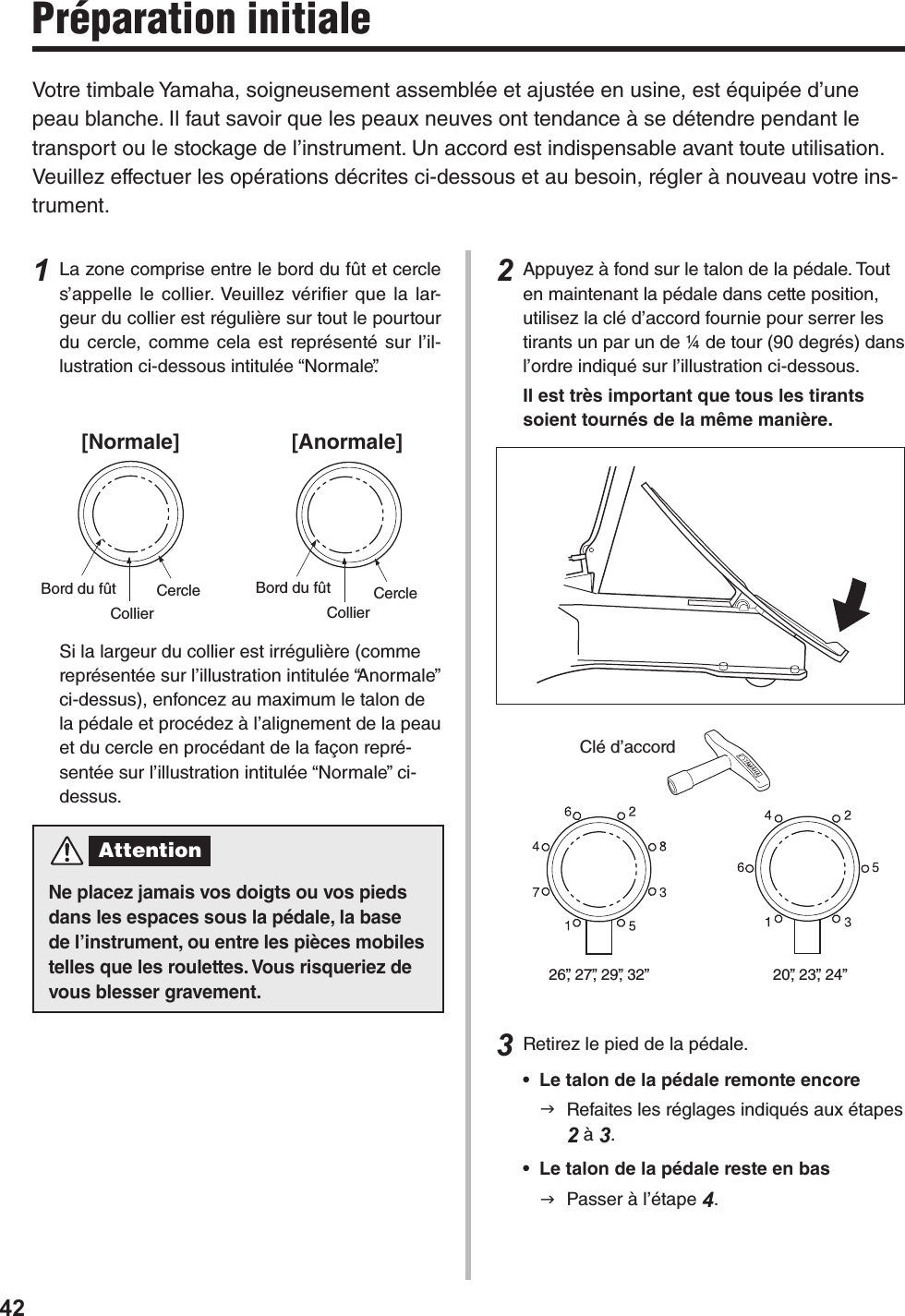 Yamaha TP 8300 7300 6300 4300 Owner's Manual Timpani F Om 