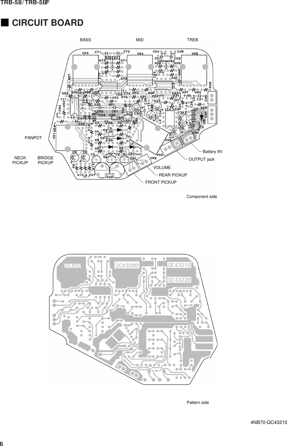 Page 6 of 8 - Yamaha Trb-5Ii-Users-Manual TRB-5II/TRB-5IIF  Yamaha-trb-5ii-users-manual