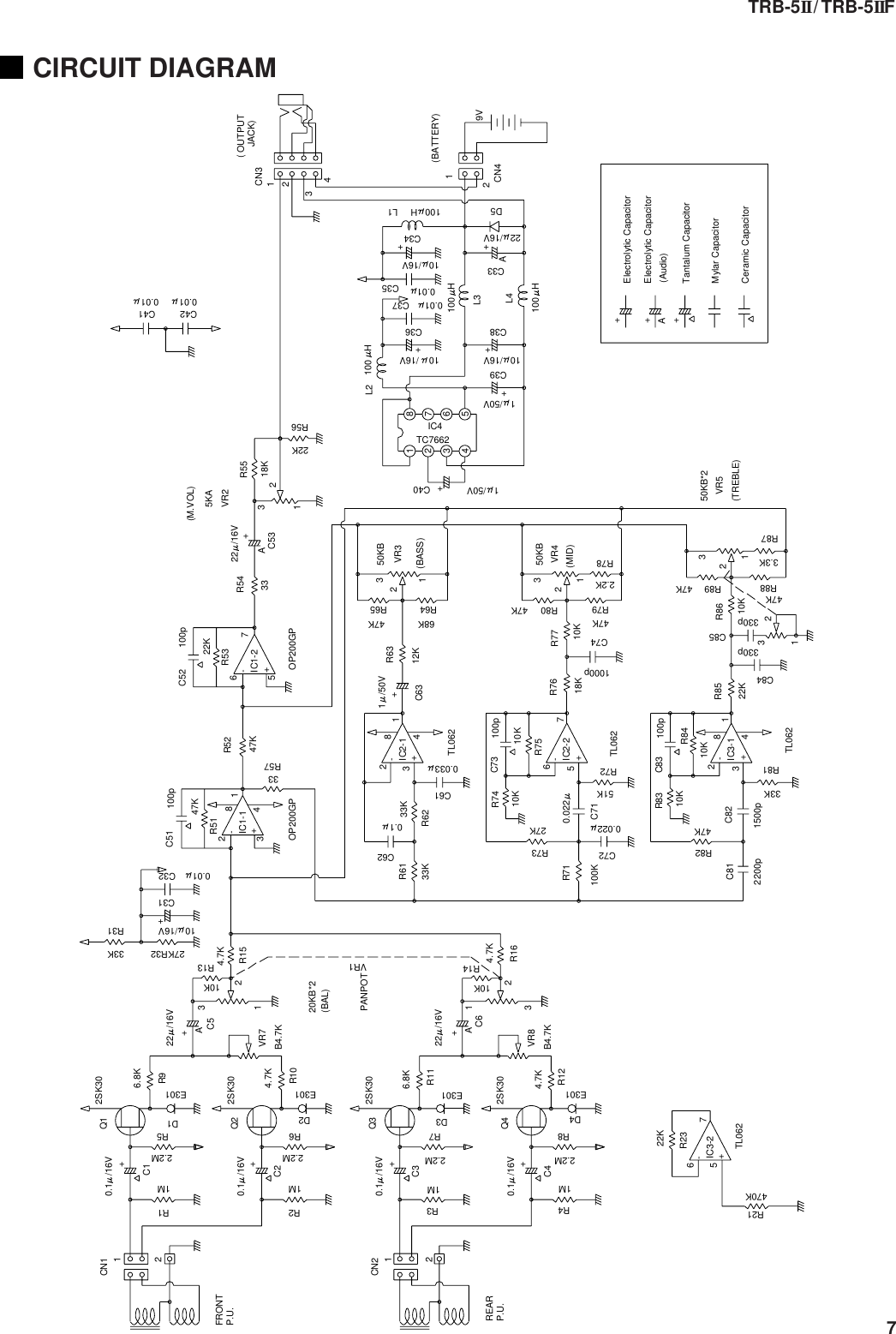 Page 7 of 8 - Yamaha Trb-5Ii-Users-Manual TRB-5II/TRB-5IIF  Yamaha-trb-5ii-users-manual
