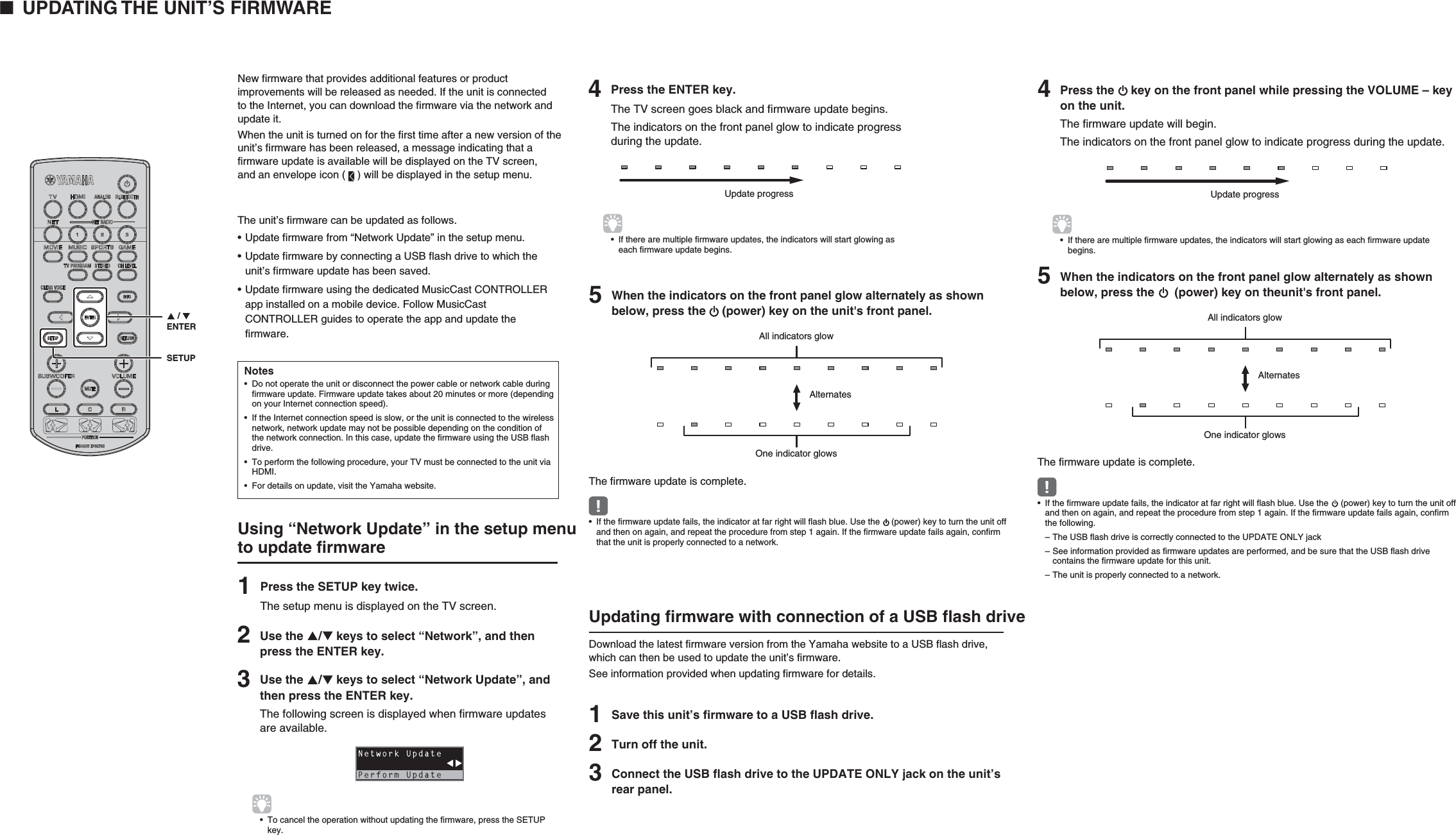 Page 1 of 1 - Yamaha SRT-1500 Firmware Update Installation Manual SRT1500 E