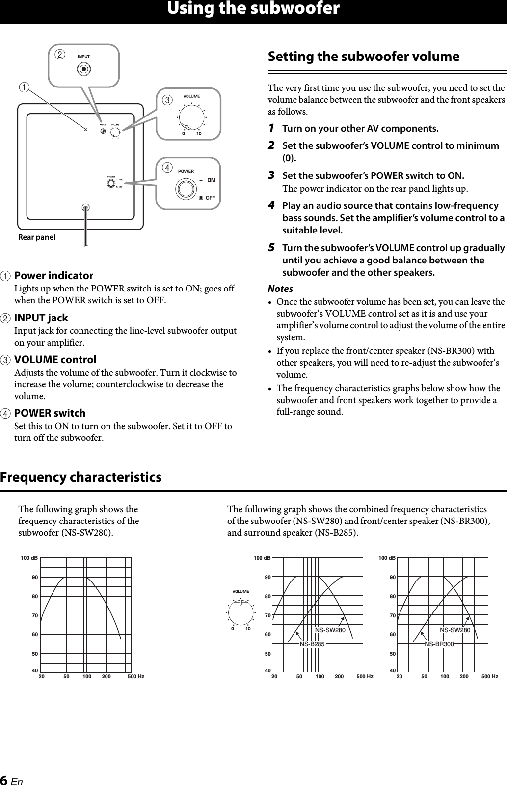 Page 10 of 12 - Yamaha YHT-494 Owner’s Manual_UC YHT-494/HTR-3063/NS-BR300/NS-B285/NS-SW280 Manual