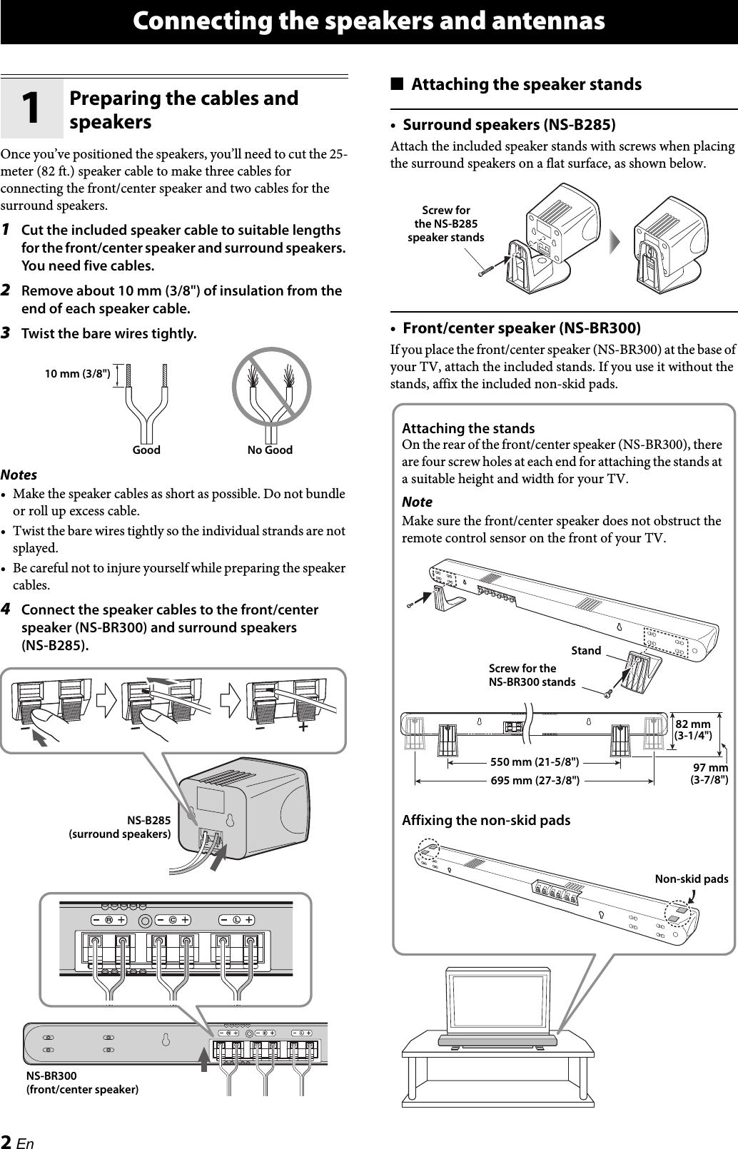 Page 6 of 12 - Yamaha YHT-494 Owner’s Manual_UC YHT-494/HTR-3063/NS-BR300/NS-B285/NS-SW280 Manual