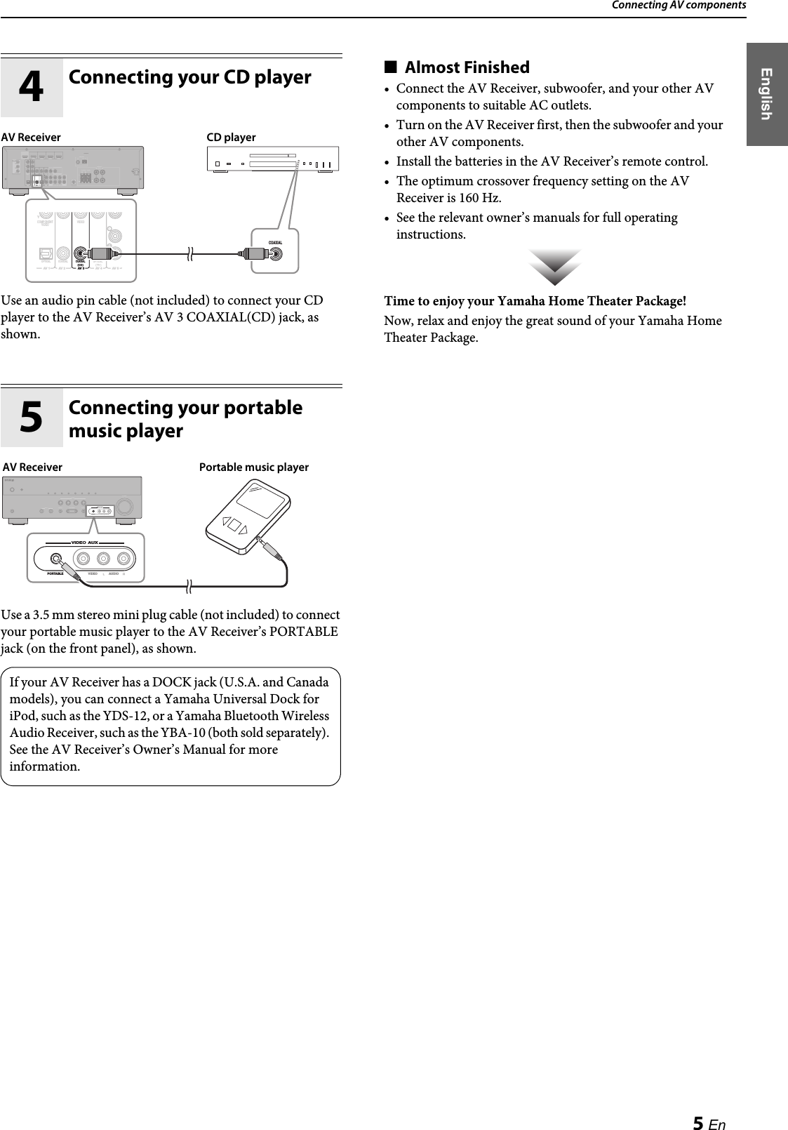 Page 9 of 12 - Yamaha YHT-494 Owner’s Manual_UC YHT-494/HTR-3063/NS-BR300/NS-B285/NS-SW280 Manual