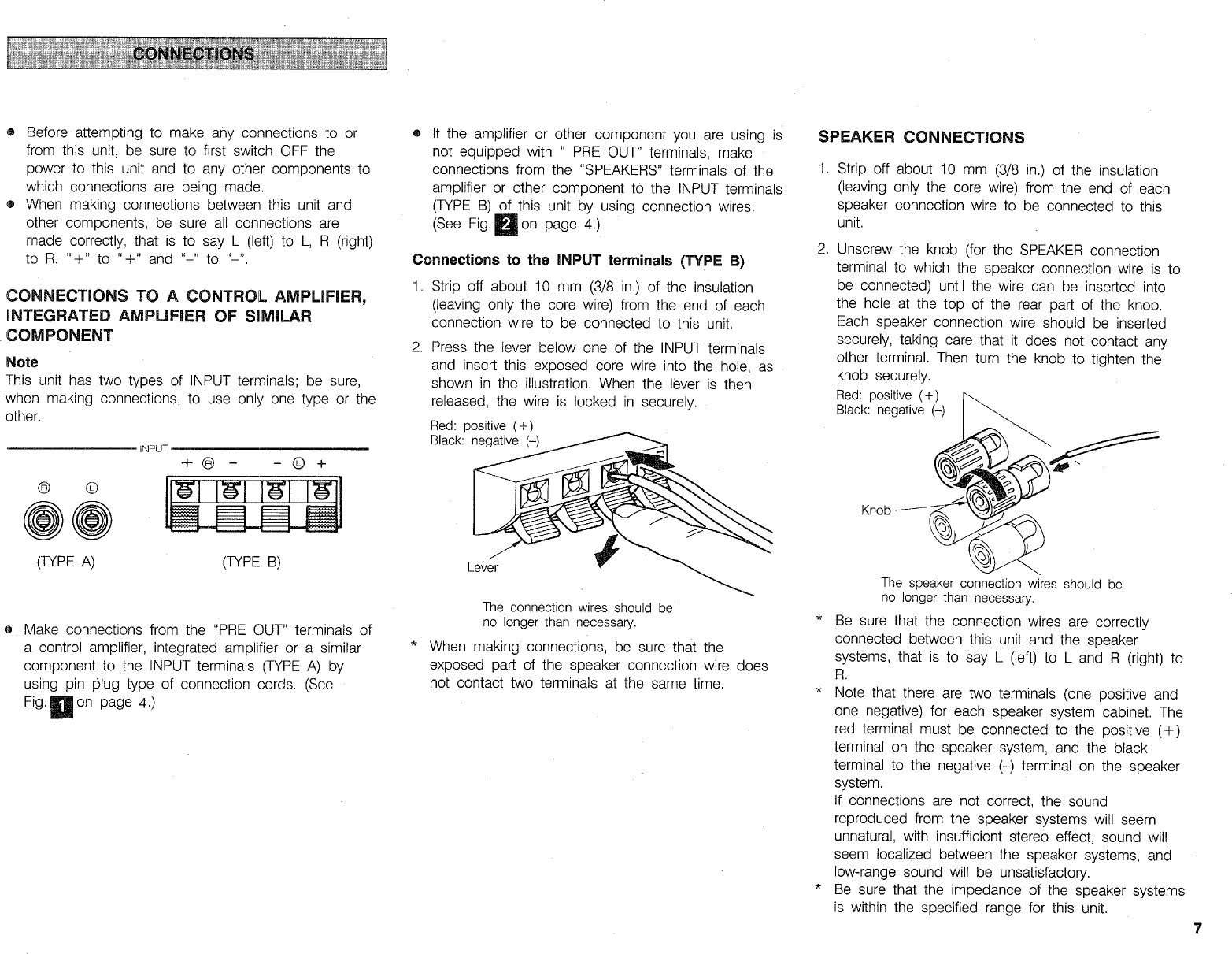 Page 7 of 8 - Yamaha .橡.ページ) YST-A5 OWNER'S MANUAL