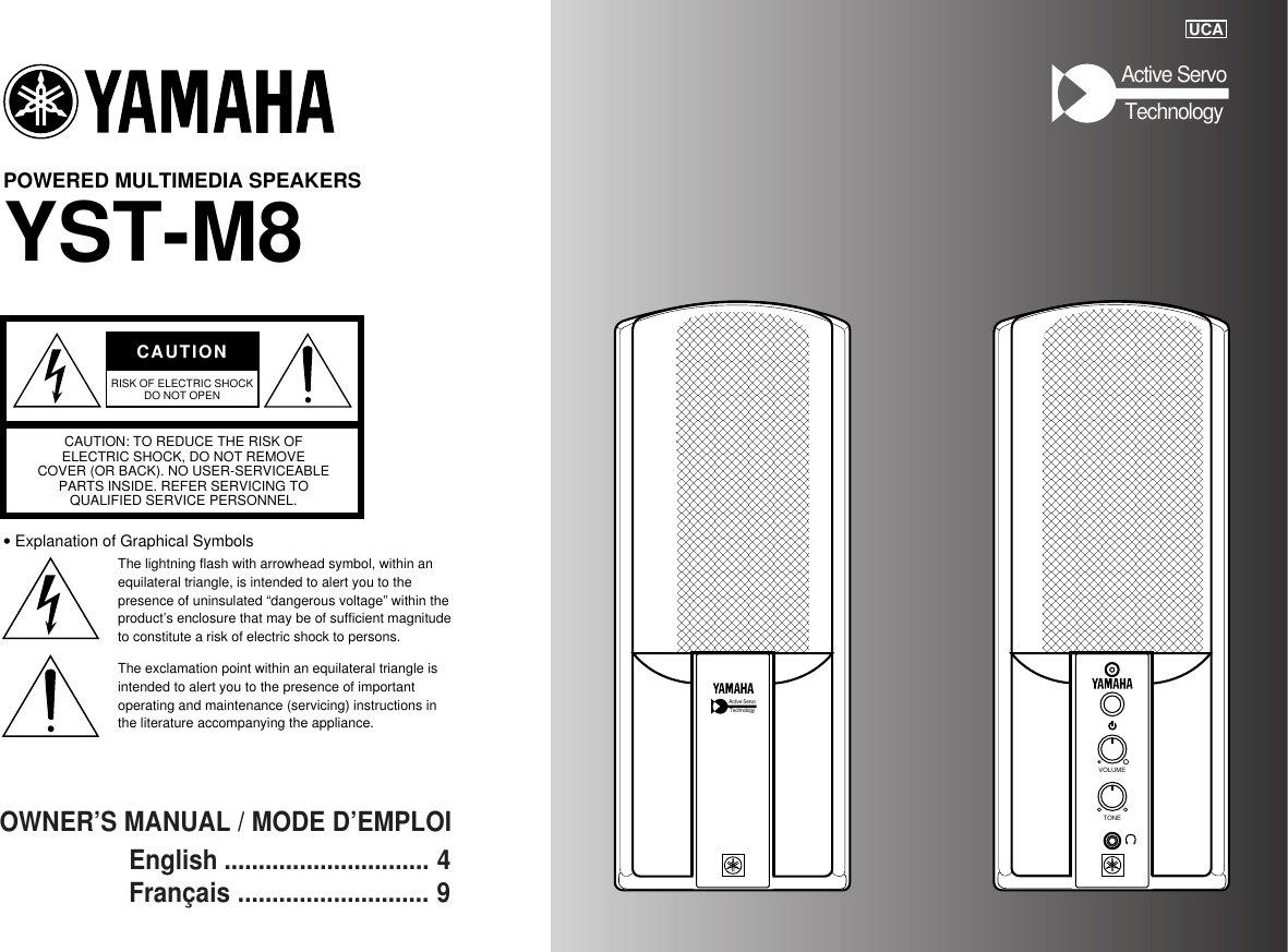 Page 1 of 9 - Yamaha Yst-M8-Owners-Manual YST-M8_E  Yamaha-yst-m8-owners-manual