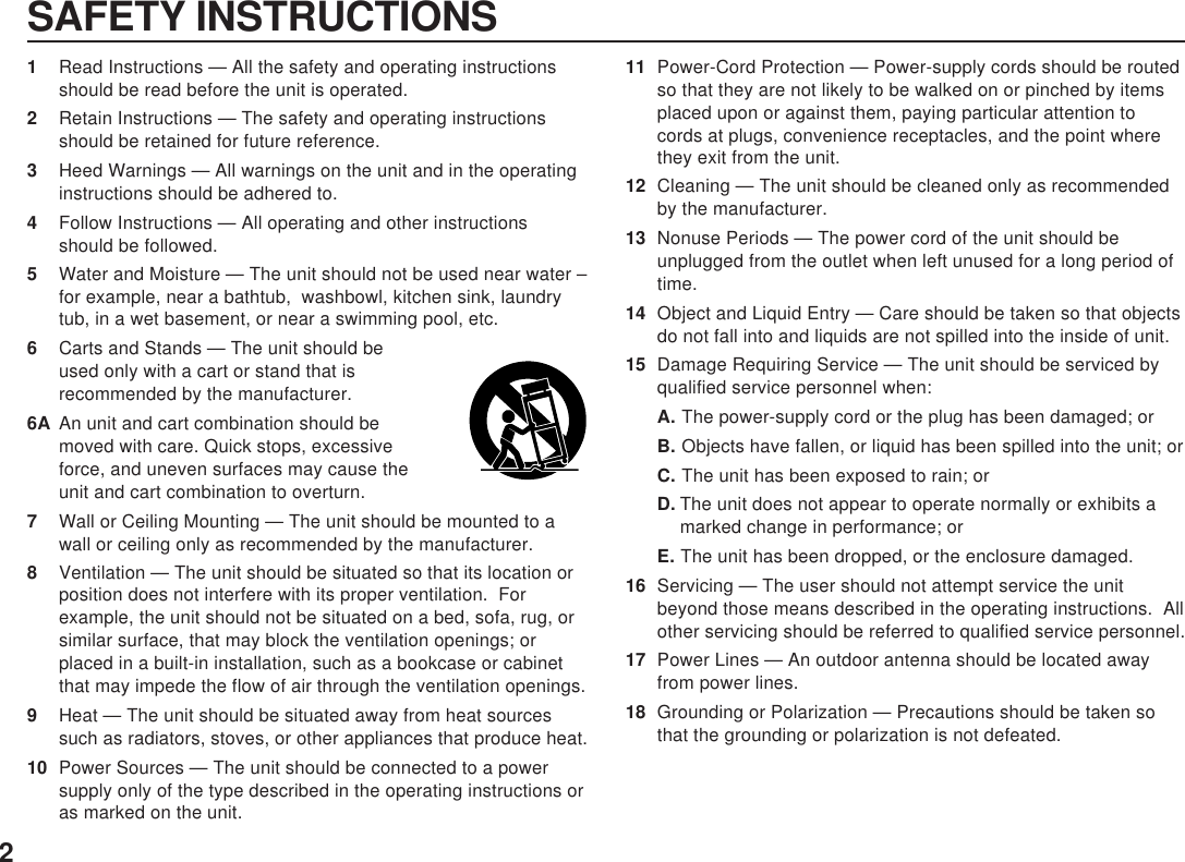Page 2 of 9 - Yamaha Yst-M8-Owners-Manual YST-M8_E  Yamaha-yst-m8-owners-manual
