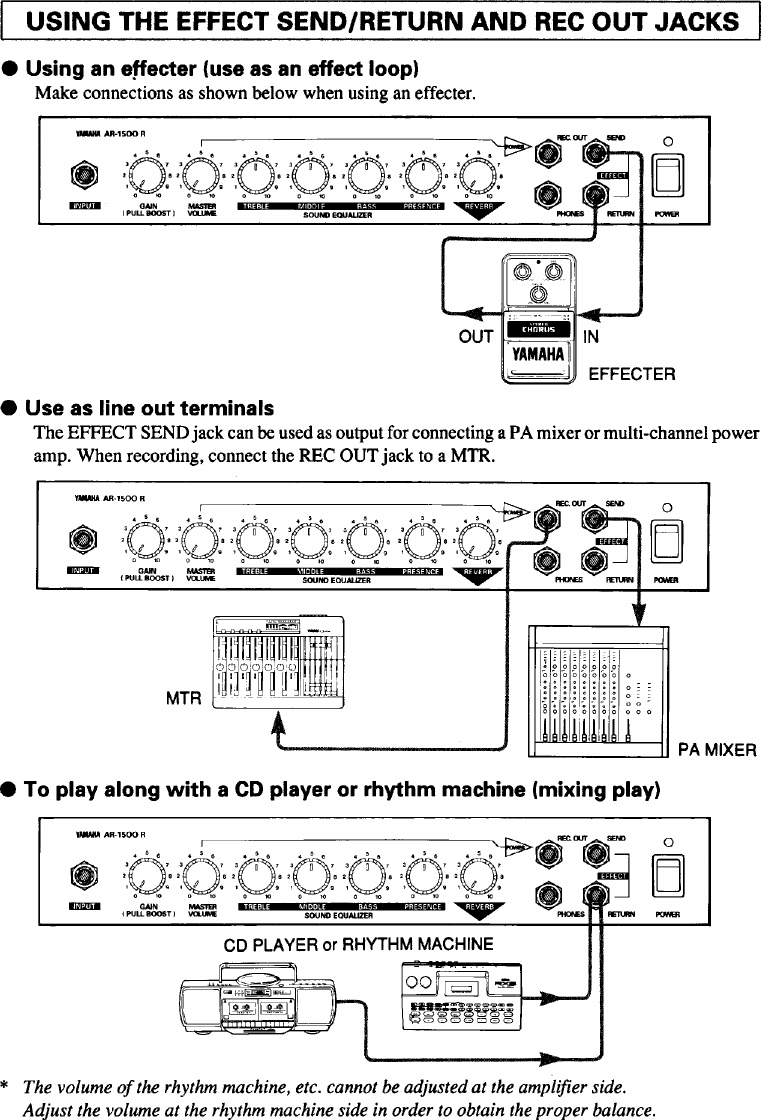 Page 3 of 4 - Yamaha  AR-1500R Owner's Manual (Image) Ar1500r En