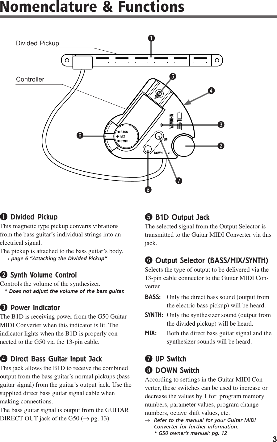 Yamaha B1d Multi For Pdf Owner S Manual