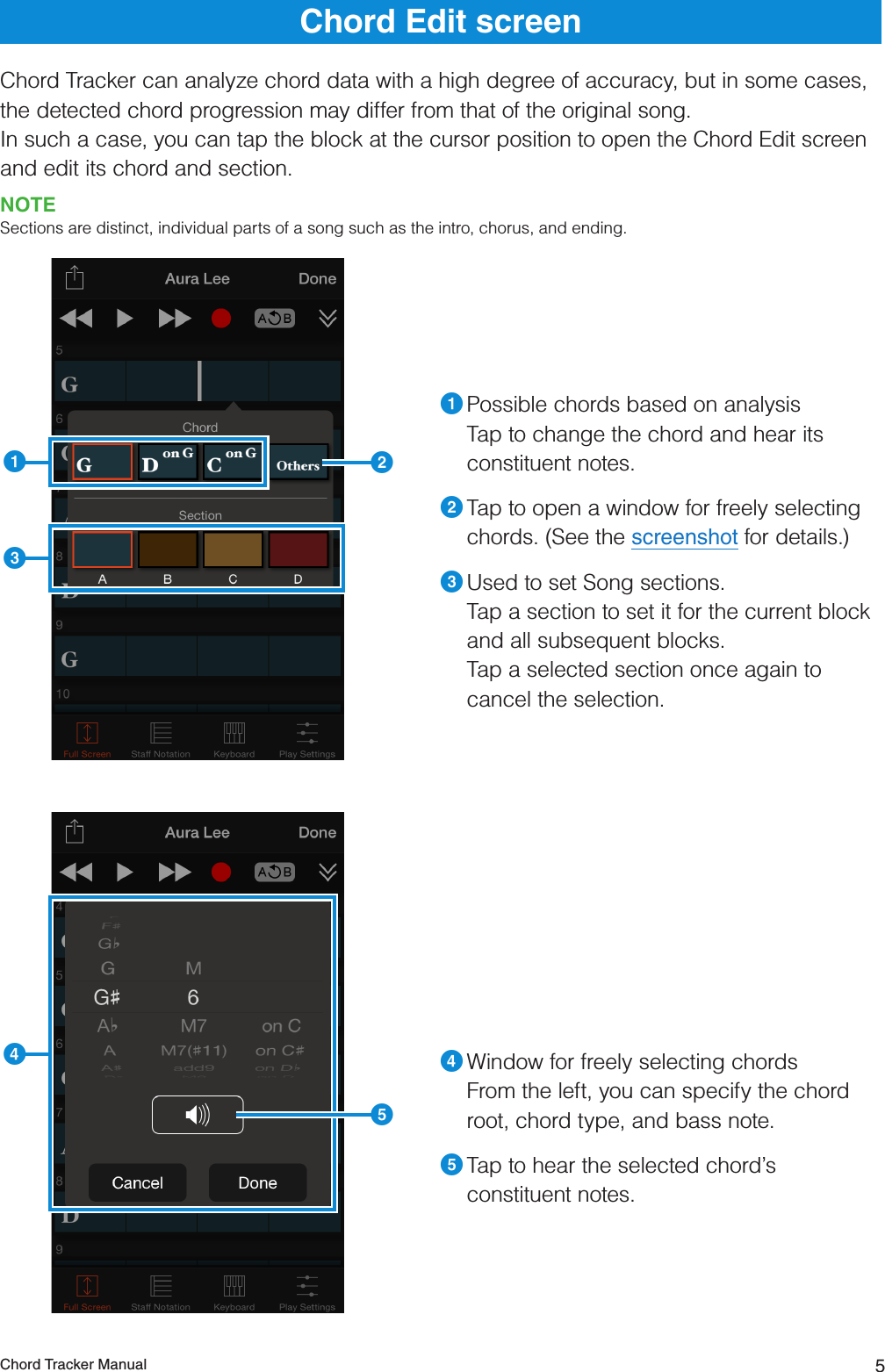 Page 5 of 9 - Yamaha Chord Tracker Owner's Manual Manuals En Om