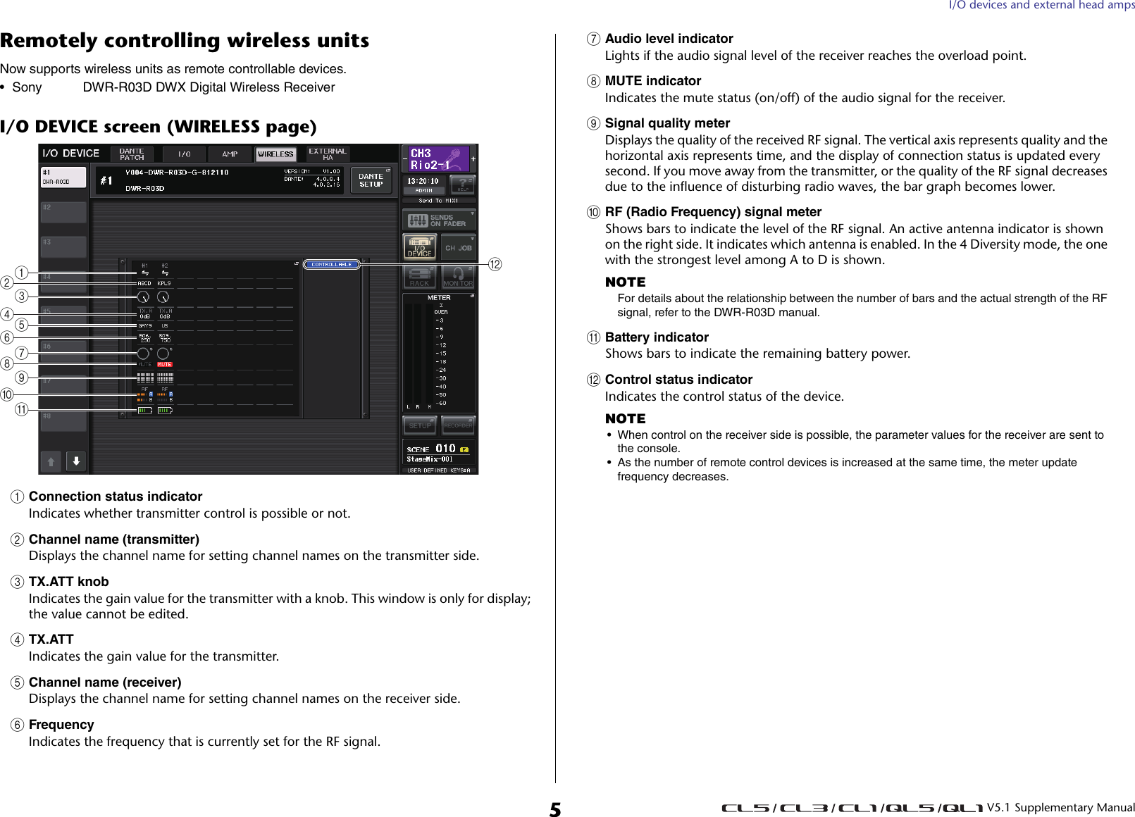 Page 5 of 10 - Yamaha CL5 CL3 CL1 QL5 QL1 V5.1 Supplementary Manual CL/QL Series [English] 3 1 Ql 5 En Sm V51 A1