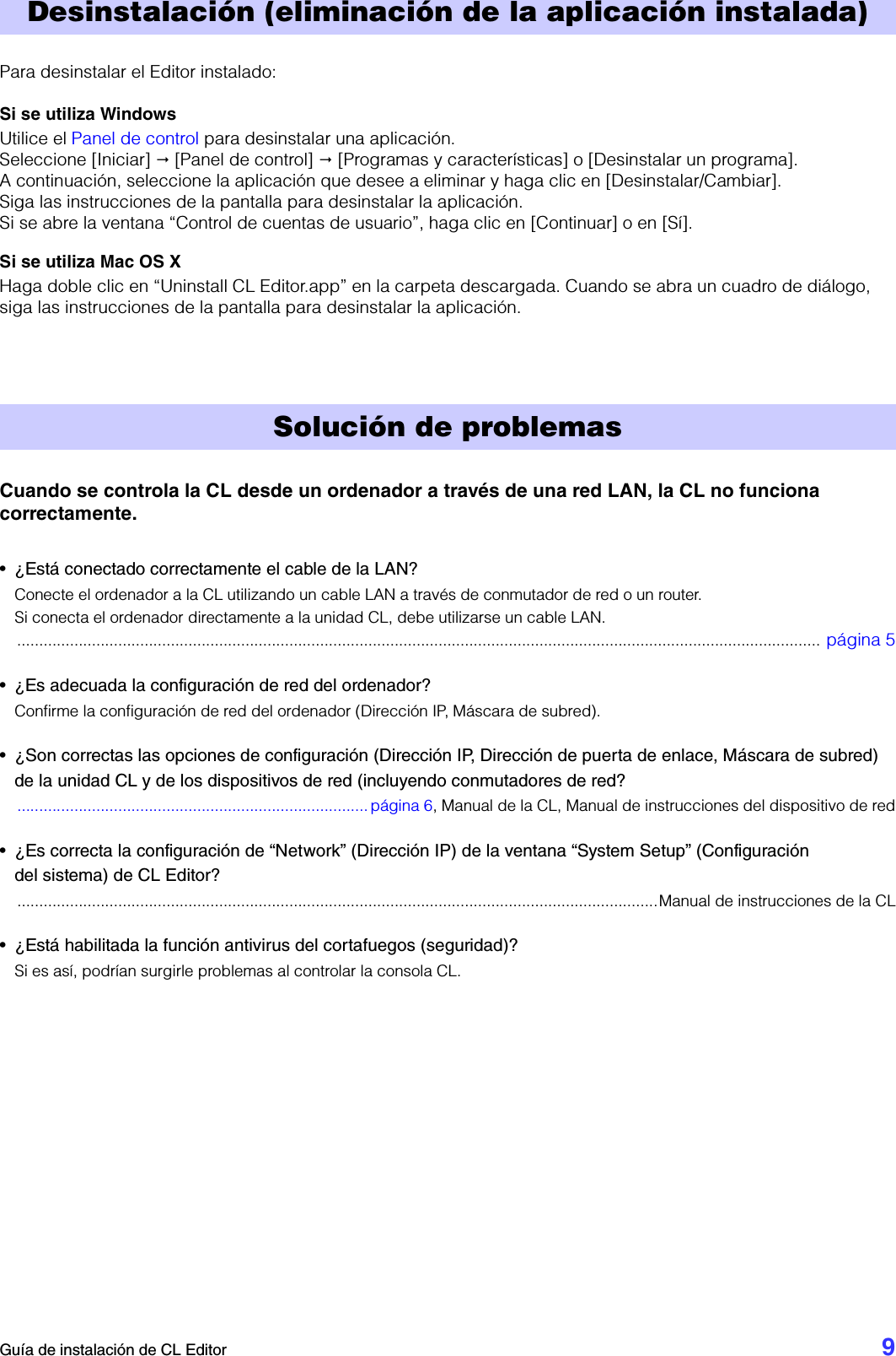 Page 9 of 10 - Yamaha CL Editor Installation Guide Cleditor Es Ig B0