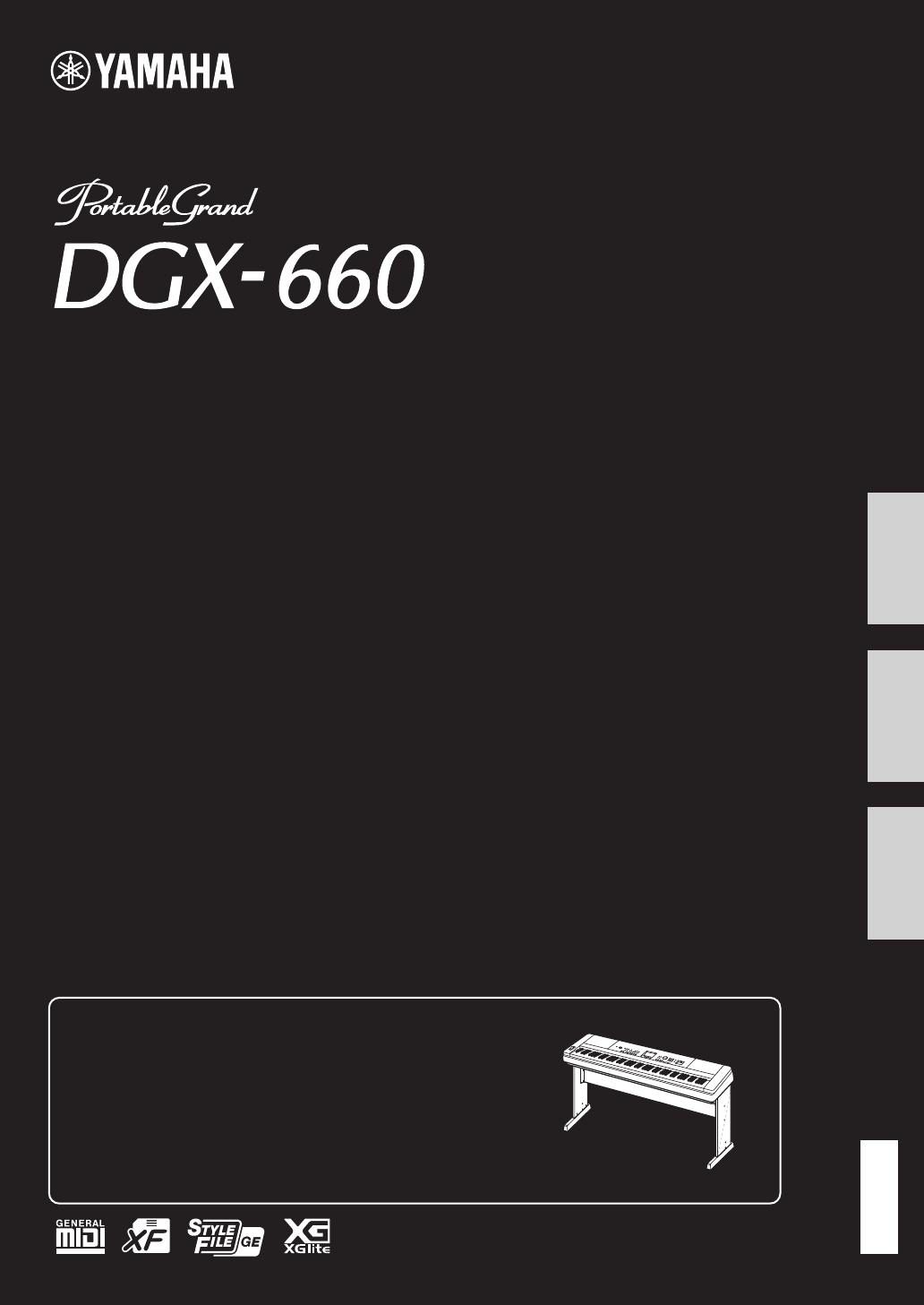 Yamaha DGX 660 Owner’s Manual Owner