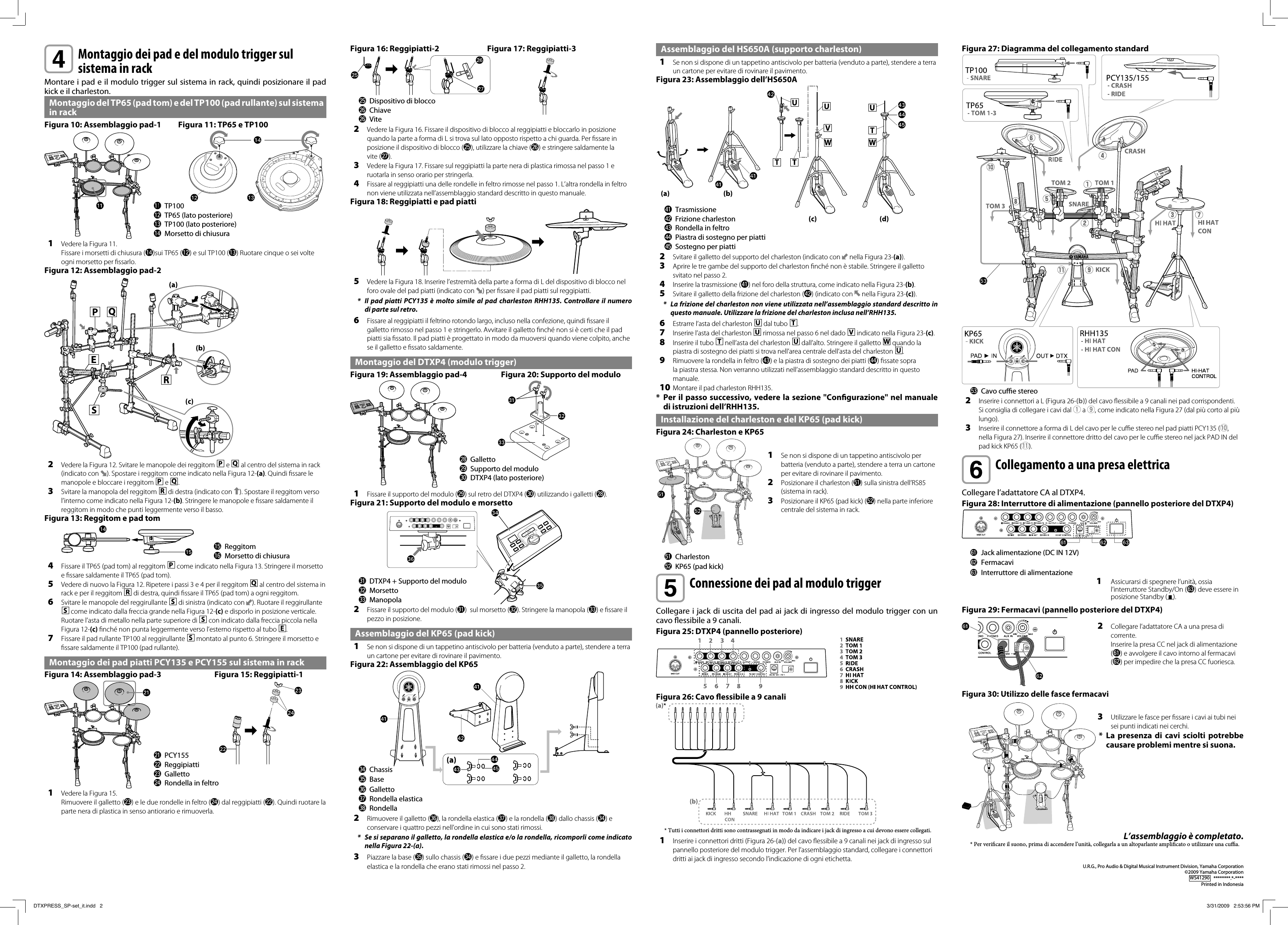 Page 2 of 2 - Yamaha DTXPRESS IV Special Set Assembly Manual Dtxp4sp It Am A0
