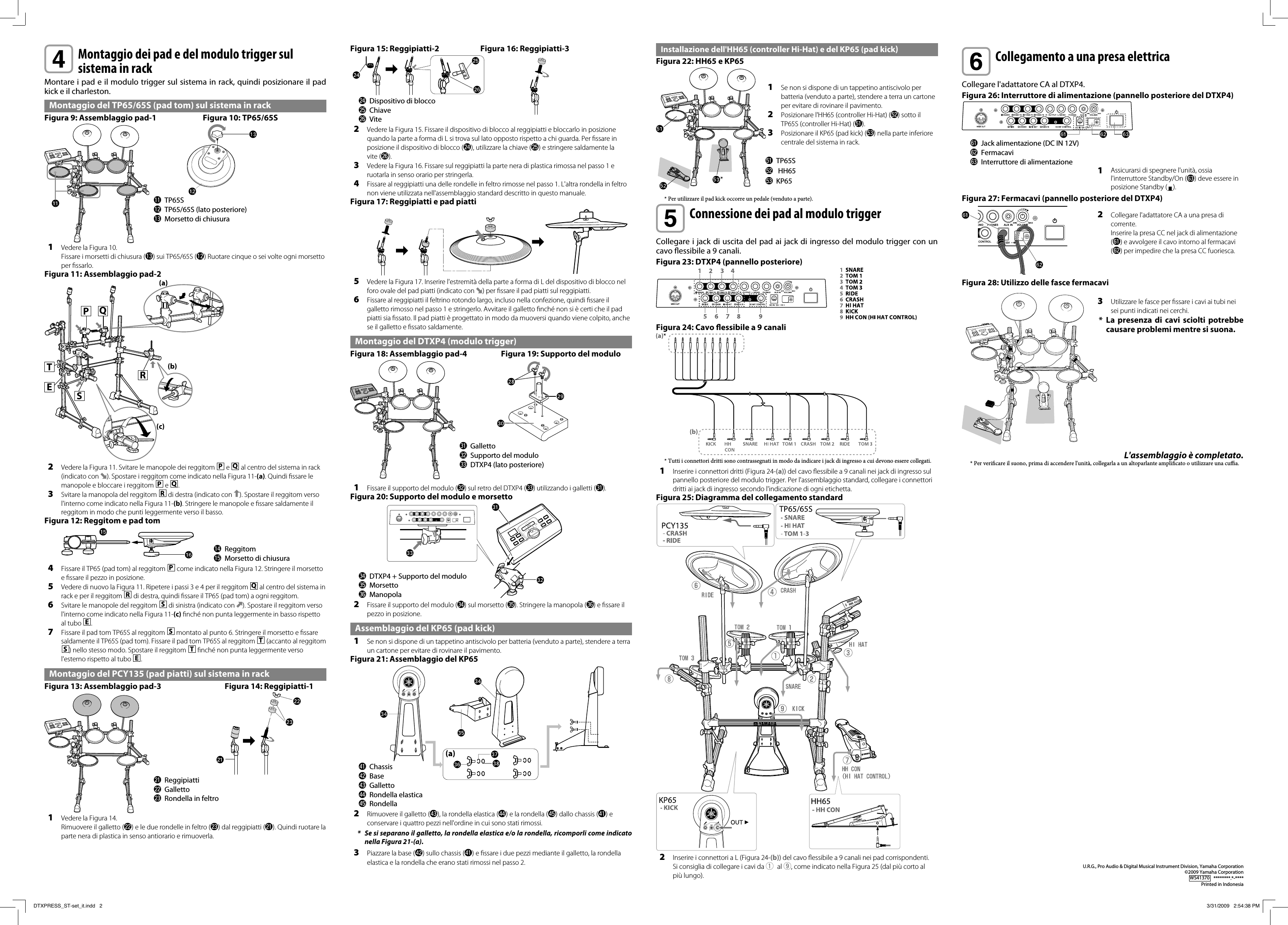 Page 2 of 2 - Yamaha DTXPRESS IV Standard Set Assembly Manual Dtxp4std It Am A0