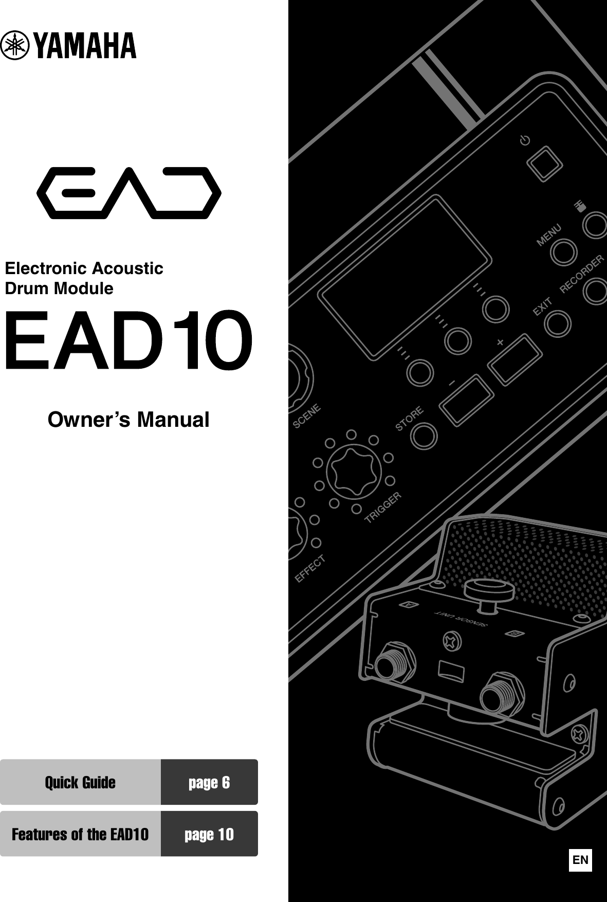 Yamaha EAD10 Owner’s Manual Owner's En Om A0