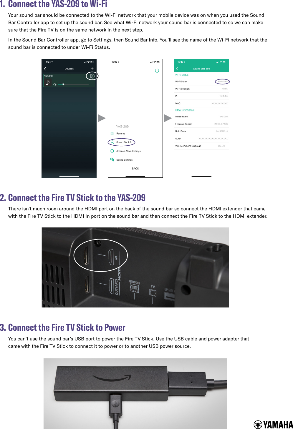Yamaha How To Link Amazon Fire TV Stick Firestick