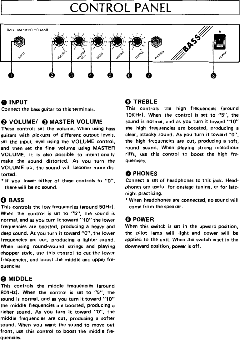 Page 2 of 4 - Yamaha  HR-1000B Owner's Manual (Image) Hr1000b En