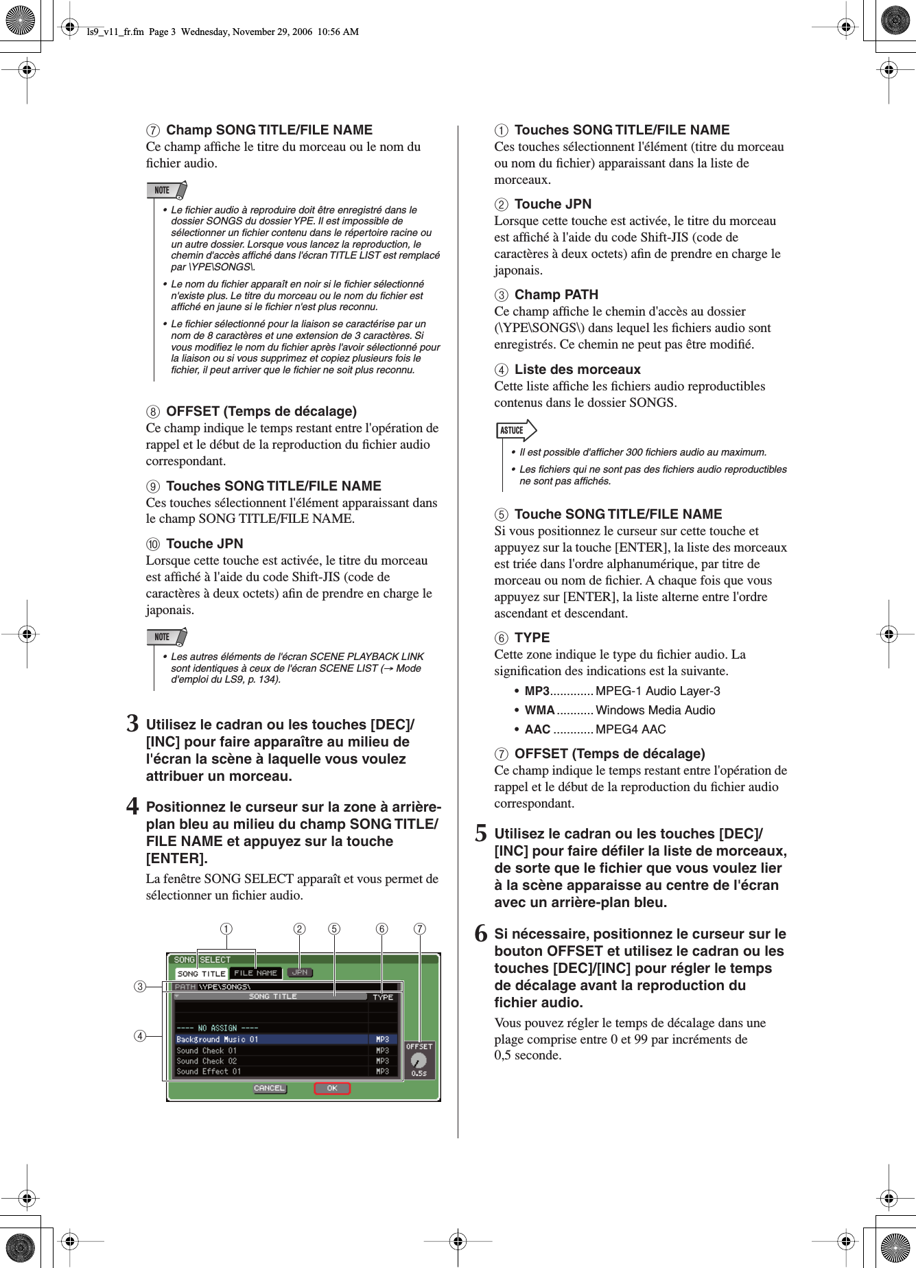 Page 3 of 4 - Yamaha  LS9-16/LS9-32 V1.1 Supplementary Manual Ls9 Fr V11