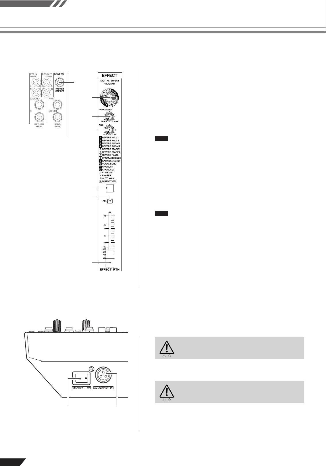 Yamaha MG124CX/MG124C Owner's Manual Mg124cx Zh Om