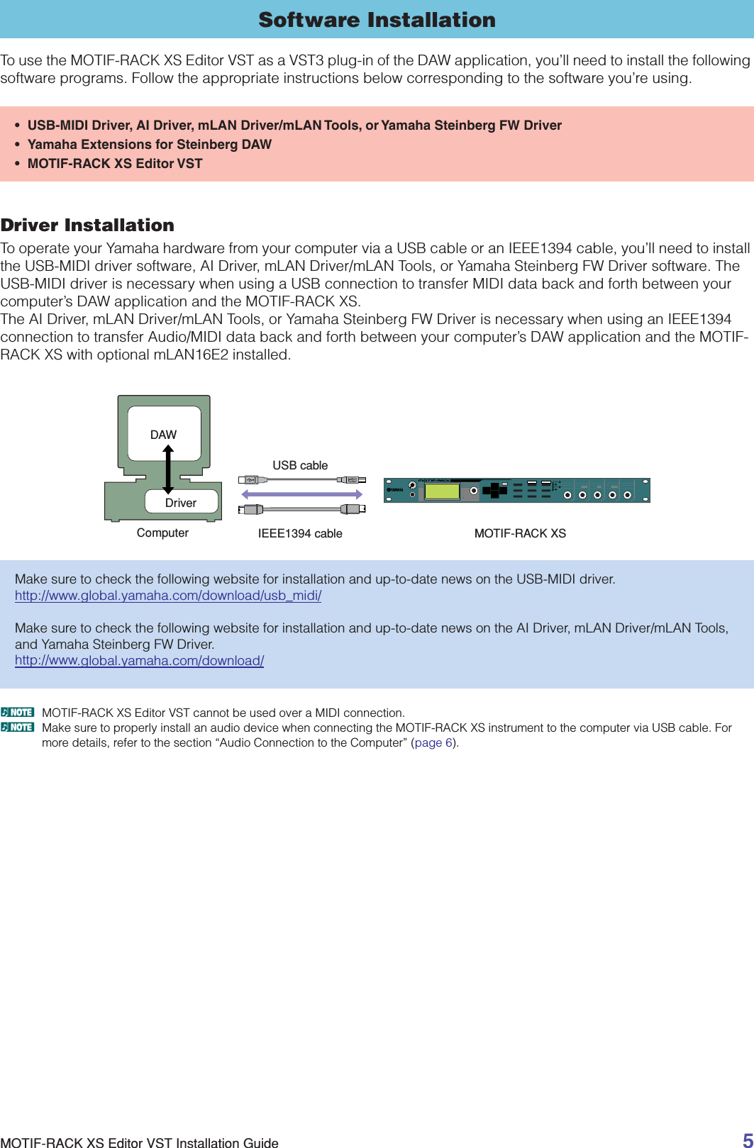 Yamaha MOTIF RACK XS Editor VST Installation Guide (V1.2.0 V1.5.0