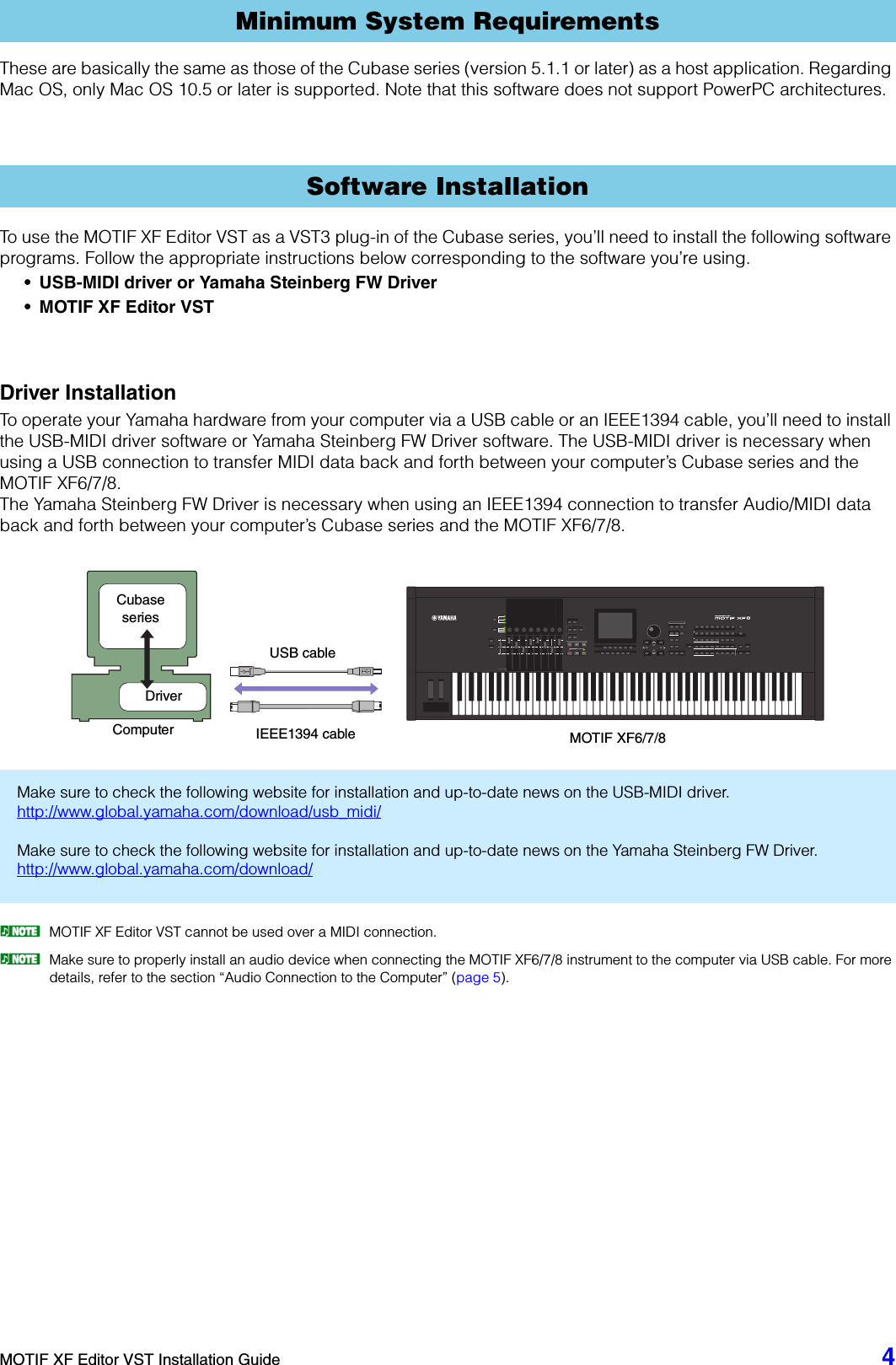 Page 4 of 6 - Yamaha MOTIF XF Editor VST Installation Guide (V1.5.1 Or Later) Motifxf Editorvst En Ig B0