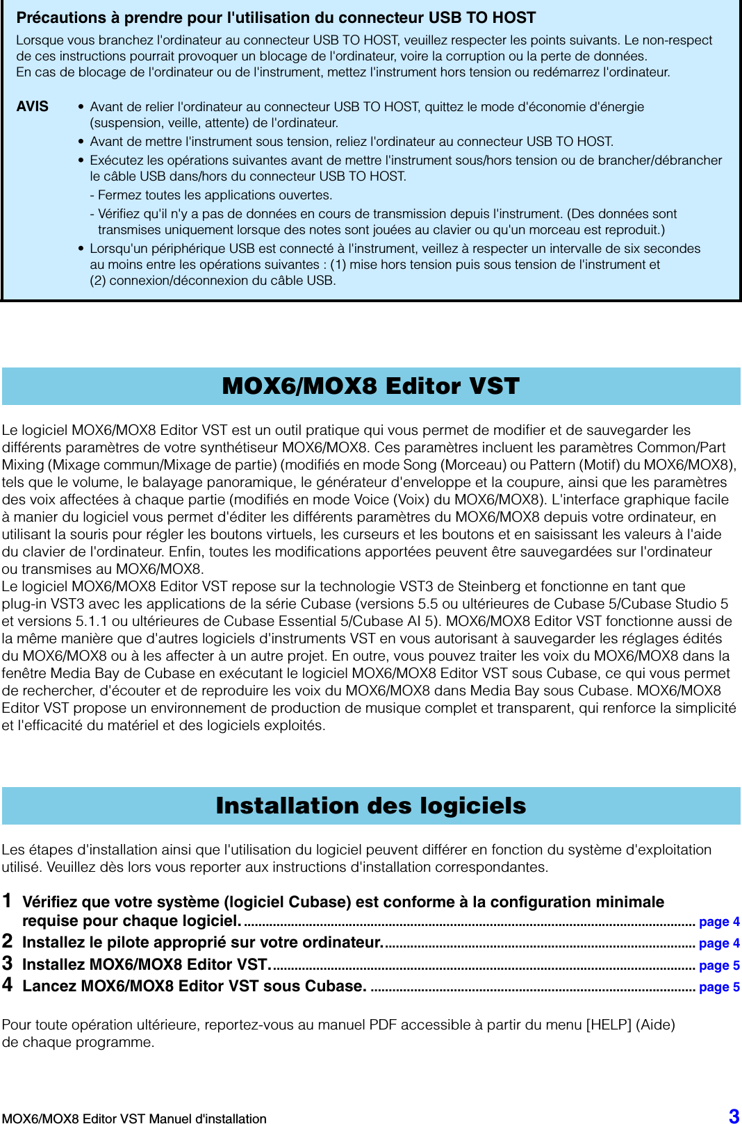 Page 3 of 6 - Yamaha MOX6/MOX8 Editor VST Installation Guide (V1.5.1 Or Later) Mox6mox8 Editorvst Fr Ig C0