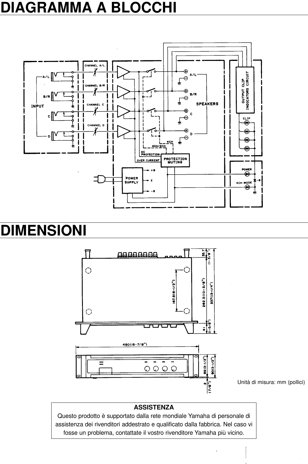 Page 8 of 8 - Yamaha  P2040 Owner's Manual (Image) It