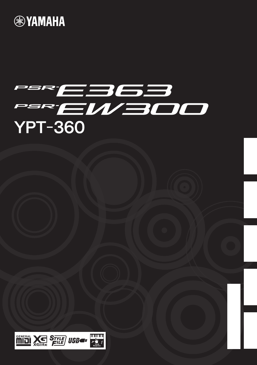 Yamaha Psr 63 Ew300 Ypt 360 Owner S Manual 63 Ew300 Psre363 Es Om B0