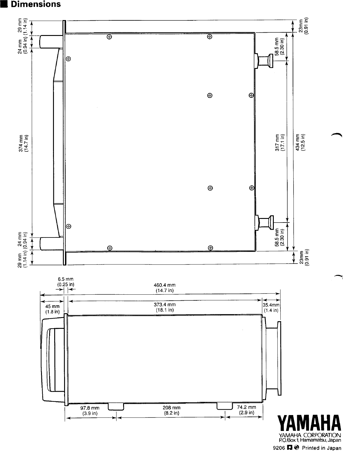 Page 4 of 4 - Yamaha  PW4000 Owner's Manual (Image) Pw4000e