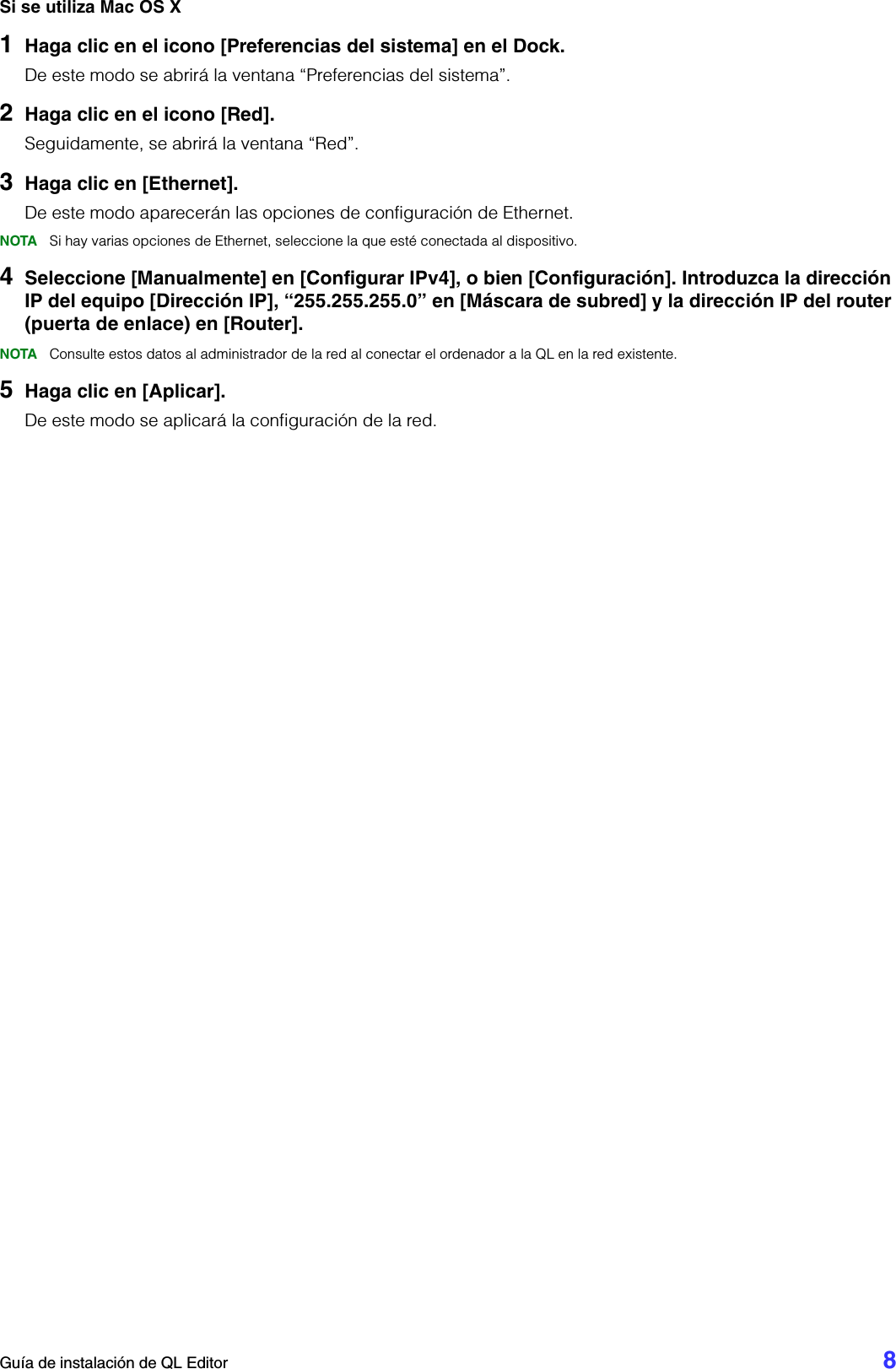 Page 8 of 10 - Yamaha QL Editor Installation Guide Qleditor Es Ig B0