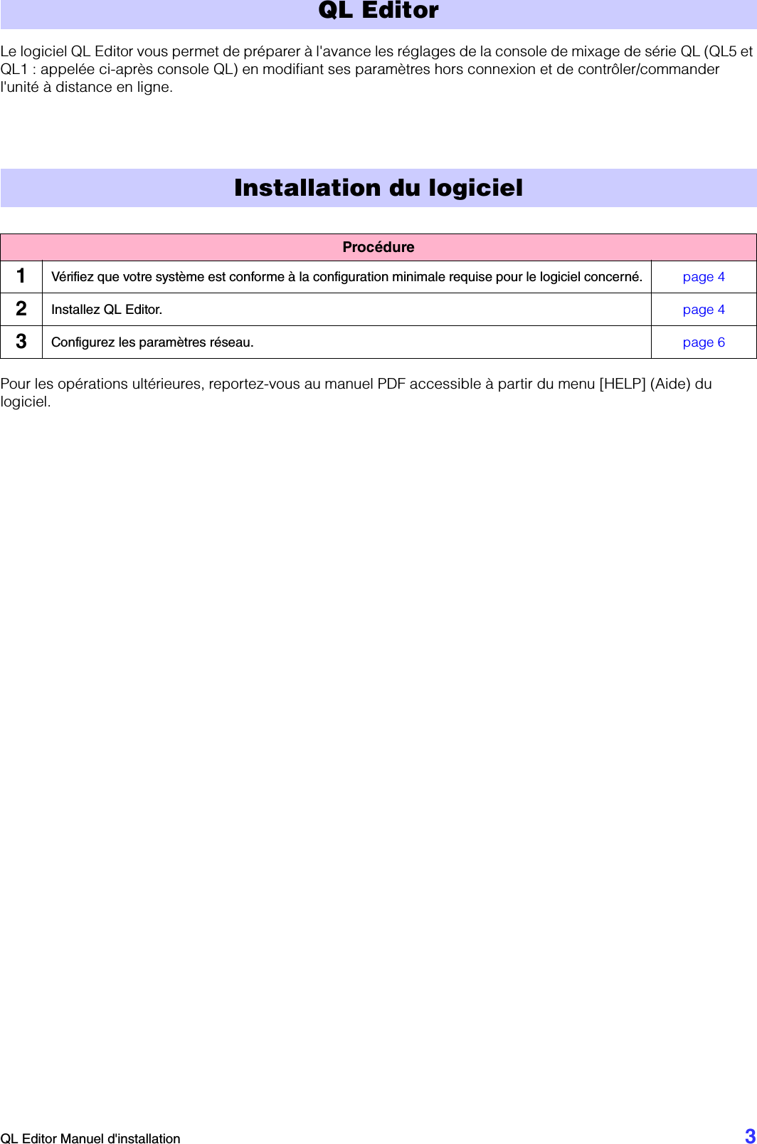 Page 3 of 10 - Yamaha QL Editor Installation Guide Qleditor Fr Ig B0