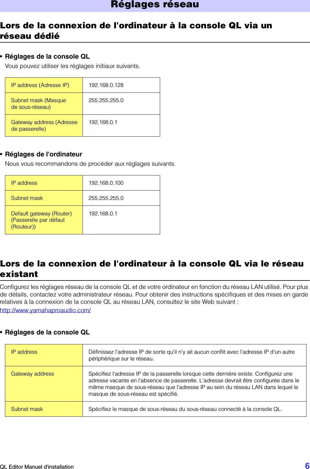 Page 6 of 10 - Yamaha QL Editor Installation Guide Qleditor Fr Ig B0