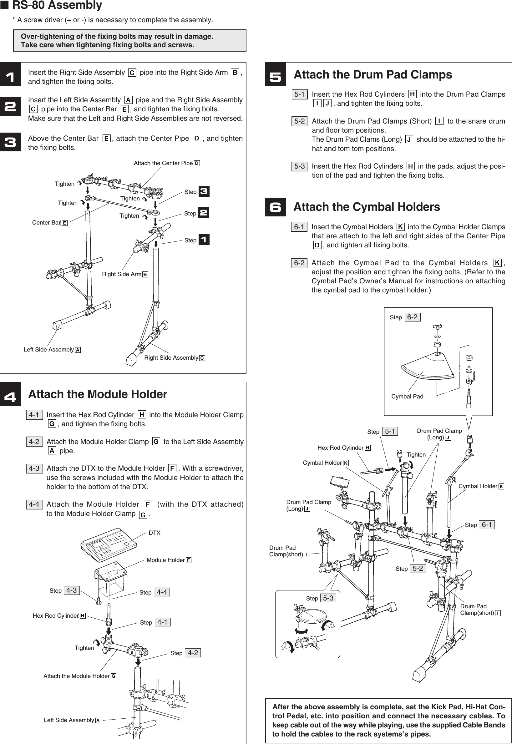 Page 2 of 2 - Yamaha  RS-80 Owner's Manual Rs80 En