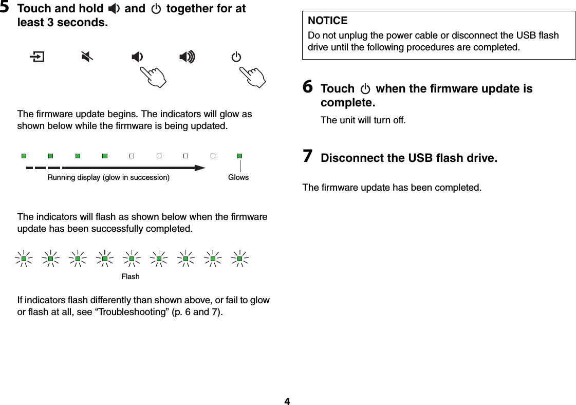 Page 4 of 7 - Yamaha YAS-207 YAS-107 Update Guide YAS-207_YAS-107_ATS-2070 Firmware Installation Manual Web AV17-0035 107 Ug UCABGV En B0