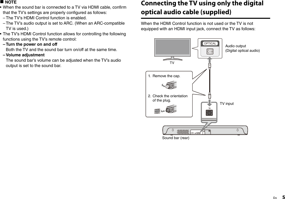 Page 5 of 8 - Yamaha ATS-C200 Quick Start Guide Web AV19-0353 Qsg UA En A0