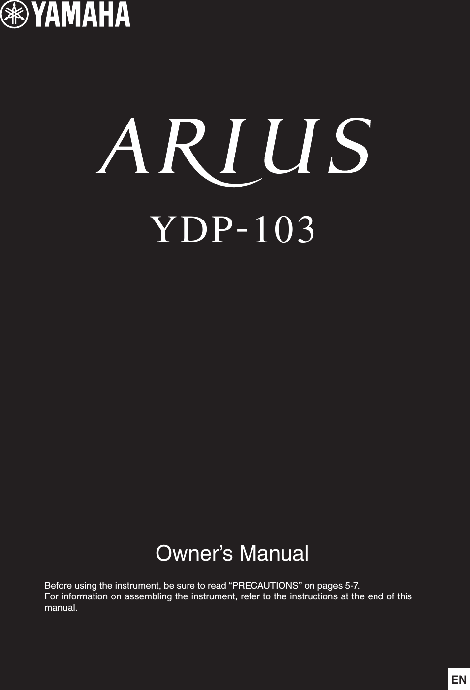 Yamaha Arius Ydp 103 Manual edu.svet.gob.gt